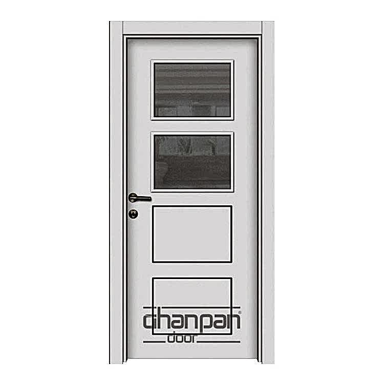 Customizable Laminox wooden doors for interior spaces.