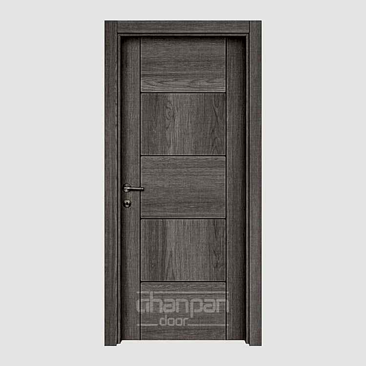 Modern melamine doors for global interior door markets.