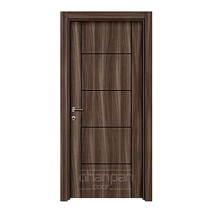 Modern melamine doors for global interior door markets.