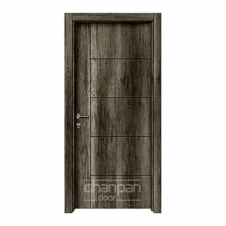 Modern melamine doors for global interior door markets.