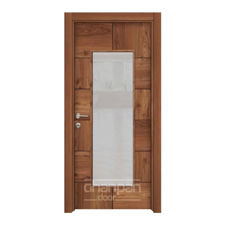 Modern melamine doors for global interior door markets.