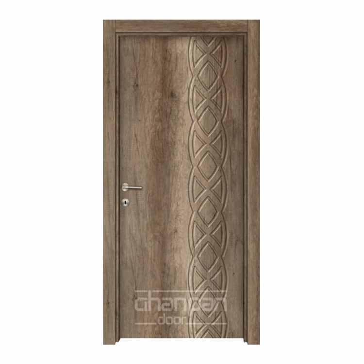 Modern PVC veneered doors crafted for global distribution.